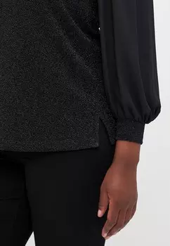 Топ с длинными рукавами JENNI Persona by Marina Rinaldi, черный