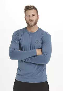 Топ с длинными рукавами JOKERS VIRTUS, цвет slate blue