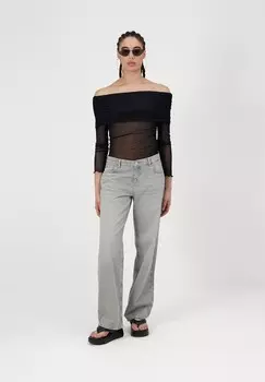 Топ с длинными рукавами JXMINNA OFF SHOULDER JJXX, черный