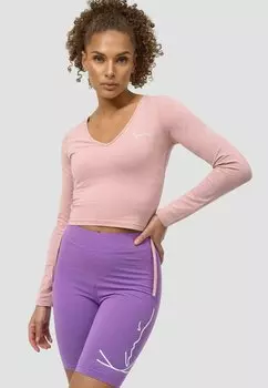 Топ с длинными рукавами Karl Kani, светло-розовый