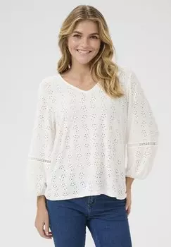 Топ с длинными рукавами KATYRA Kaffe, белый