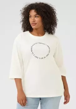 Топ с длинными рукавами KCWORTH Kaffe Curve, кремовый