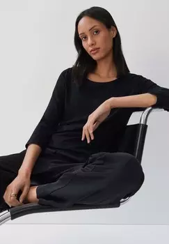 Топ с длинными рукавами KIROSA SOFT someday., черный