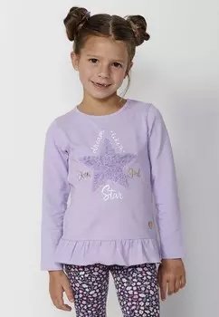 Топ с длинными рукавами Koroshi, сиреневый