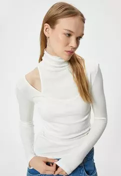 Топ с длинными рукавами Koton, белый