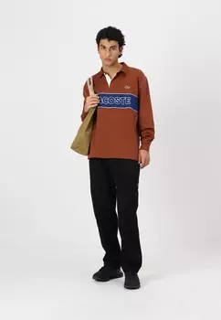 Топ с длинными рукавами Lacoste, темно-красный