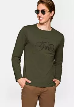 Топ с длинными рукавами Lancerto, зеленый