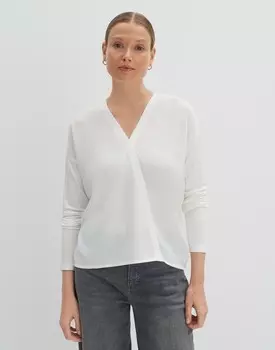 Топ с длинными рукавами LANGARMSHIRT KETANA someday., белый