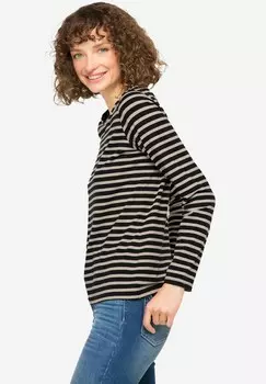 Топ с длинными рукавами LAURASN, черный