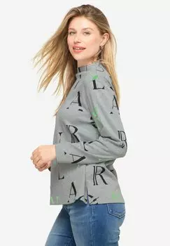 Топ с длинными рукавами LAURASN, серый