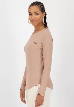 Топ с длинными рукавами LEA A alife & kickin, серо-коричневый