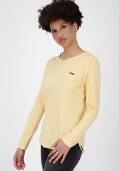 Топ с длинными рукавами LEAAK B LONGSLEEVE alife & kickin, цвет Mottled Yellow