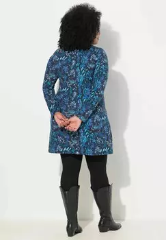 Топ с длинными рукавами LEAF PAISLEY EMPIRA A-LINE SWING Ulla Popken, черный