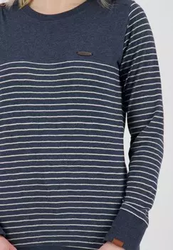 Топ с длинными рукавами LEONIE LONGSLEEVE alife & kickin, темно-синий