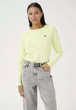 Топ с длинными рукавами LIDDY Kaffe, белый