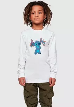 Топ с длинными рукавами LILO AND STITCH LITTLE DEVILS ABSOLUTE CULT, цвет white