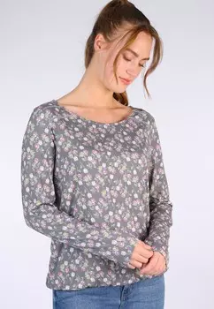 Топ с длинными рукавами LINDI Sorgenfri Sylt, серый