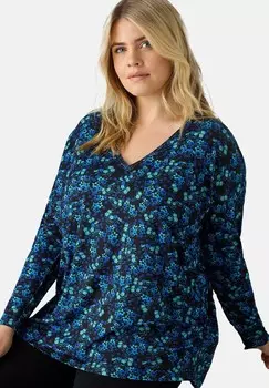 Топ с длинными рукавами Live Unlimited London, черный