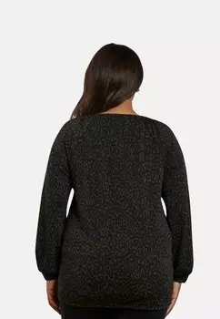 Топ с длинными рукавами Live Unlimited London, хаки