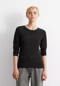 Топ с длинными рукавами LOGO Marc O'Polo DENIM, черный