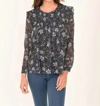 Топ с длинными рукавами Londyn Boho Smocked, цвет Multi Daniel Rainn