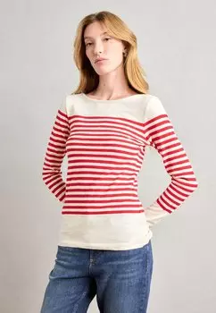 Топ с длинными рукавами LONG SLEEVE BOAT NECK STRIPED Marc O'Polo, молочный