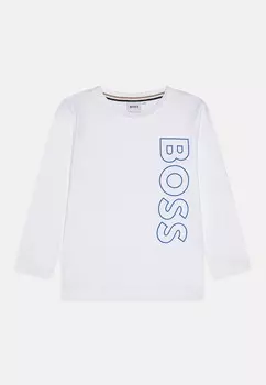 Топ с длинными рукавами LONG SLEEVE BOSS Kidswear, белый