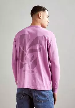Топ с длинными рукавами LONG SLEEVE CHEST PRINT Marc O'Polo DENIM, цвет periwinkle