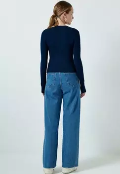 Топ с длинными рукавами LONG SLEEVE Touch Priv, темно-синий