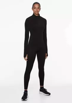 Топ с длинными рукавами LONG-SLEEVED OYSHO, черный