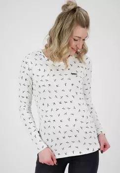 Топ с длинными рукавами LONGSLEEVE alife & kickin, кремовый