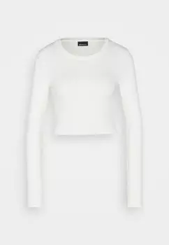 Топ с длинными рукавами LONGSLEEVE Gina Tricot, кремовый