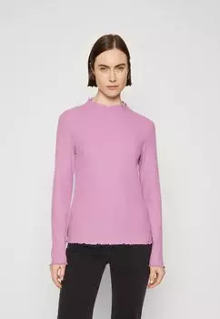 Топ с длинными рукавами LONGSLEEVE TURTLENECK RUFFLES HEM Marc O'Polo DENIM, цвет periwinkle