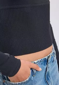 Топ с длинными рукавами LORNA America Today, черный