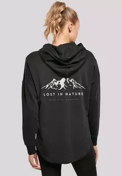 Топ с длинными рукавами LOST IN NATURE - Hoodie F4NT4STIC, черный