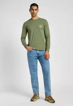 Топ с длинными рукавами LS FRONTIER TEE Lee, зеленый