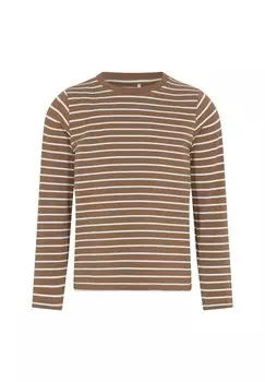 Топ с длинными рукавами LS -YD STRIPE EN FANT, цвет coca mocha