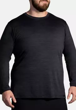 Топ с длинными рукавами LUXE Brooks, черный