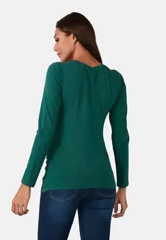 Топ с длинными рукавами M.M.C., темно-зеленый