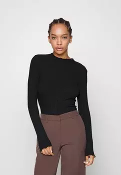 Топ с длинными рукавами Mads Nrgaard, черный