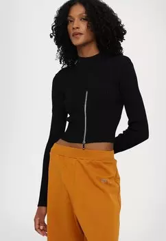 Топ с длинными рукавами MAGLIERIA CHIARA FERRAGNI, черный