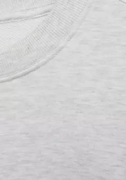 Топ с длинными рукавами Mango, цвет Mottled Light Grey