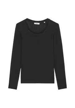 Топ с длинными рукавами Marc O'Polo DENIM, черный