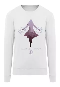 Топ с длинными рукавами MARVEL UNIVERSE SCARLET WITCH SUPERHELDEN IRON MAN CAP F4NT4STIC, белый