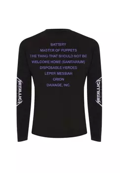 Топ с длинными рукавами MASTER OF PUPPETS Henry Tiger, черный