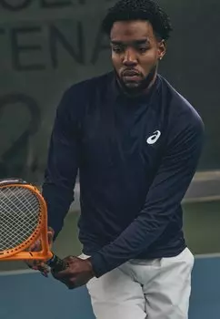 Топ с длинными рукавами MATCH ZIP ASICS, темно-синий