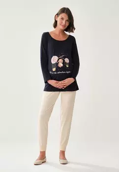 Топ с длинными рукавами MATERNITY DAGI, темно-синий