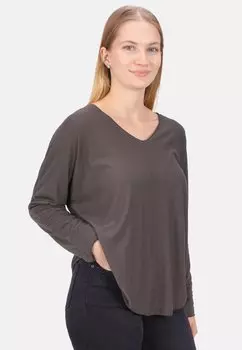 Топ с длинными рукавами MAYA Seasons of April, темно-коричневый