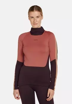Топ с длинными рукавами MERINO 200 MID WEIGHT SONEBULA HIGH NECK Icebreaker, коричневый