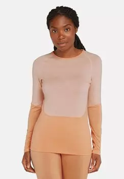 Топ с длинными рукавами MERINO 200 MID WEIGHT SONEBULA Icebreaker, абрикос